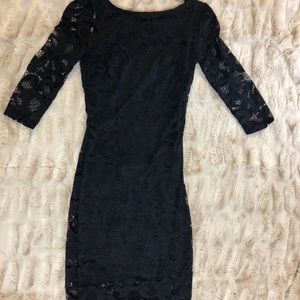 Formal Black Lace Dress